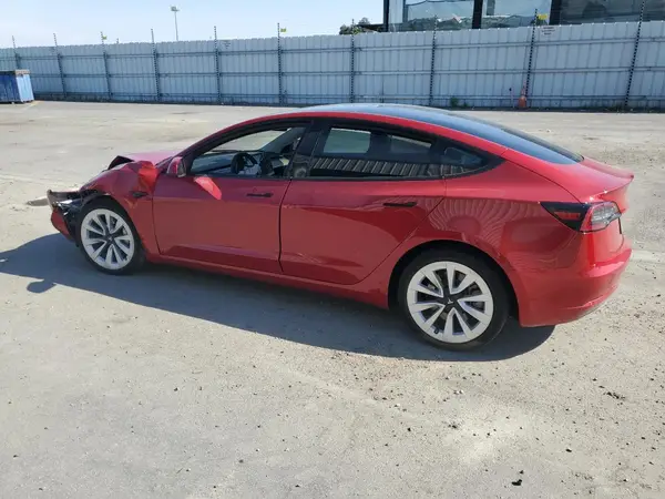 5YJ3E1EB3NF183787 2022 TESLA MODEL 3 - Image 2