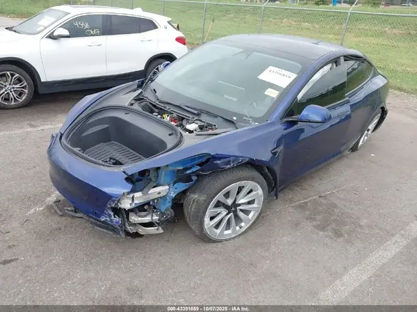 5YJ3E1EB3NF186592 2022 TESLA MODEL 3 - Image 2