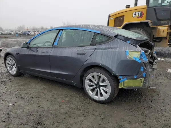 5YJ3E1EB3NF192649 2022 TESLA MODEL 3 - Image 2