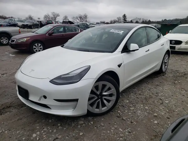 5YJ3E1EB3NF195728 2022 TESLA MODEL 3 - Image 1