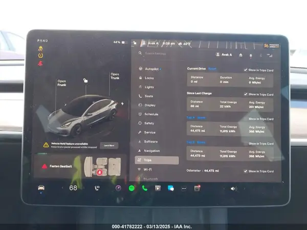 2022 TESLA MODEL 3 IAAI lot 41782222 auction photo 7