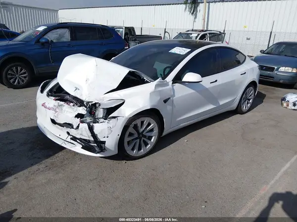 5YJ3E1EB3NF365943 2022 TESLA MODEL 3 - Image 2