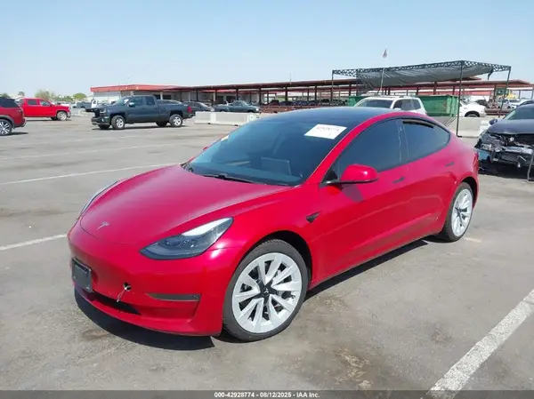 5YJ3E1EB4MF060904 2021 TESLA MODEL 3 - Image 2