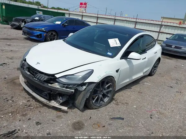 5YJ3E1EB4NF109908 2022 TESLA MODEL 3 - Image 2