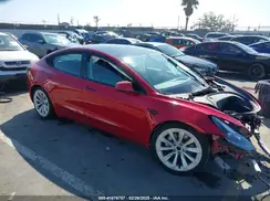 5YJ3E1EB4NF187475 2022 TESLA MODEL 3