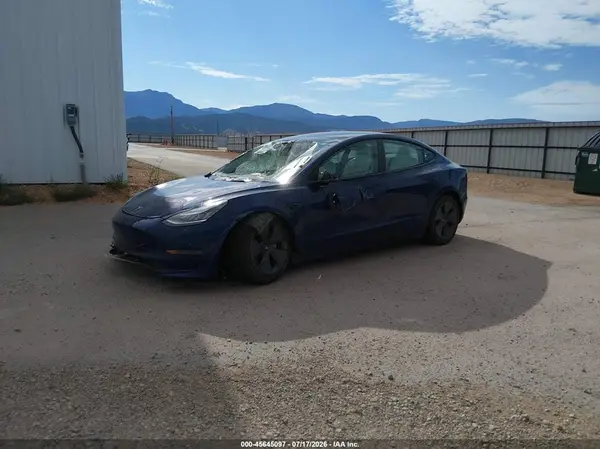 5YJ3E1EB4NF244418 2022 TESLA MODEL 3 - Image 2