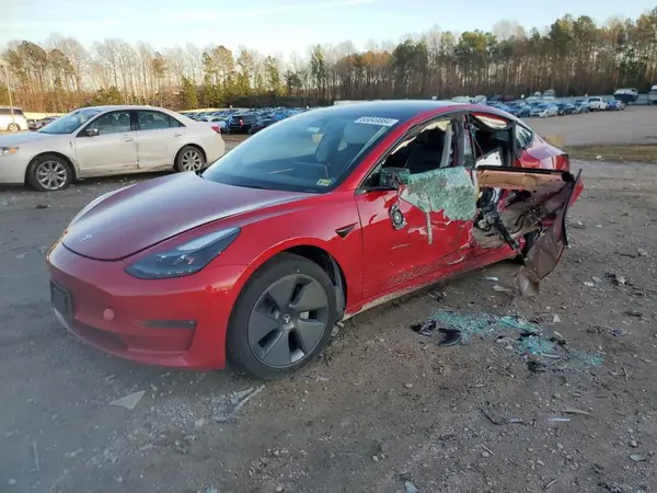 5YJ3E1EB4NF257248 2022 TESLA MODEL 3 - Image 1