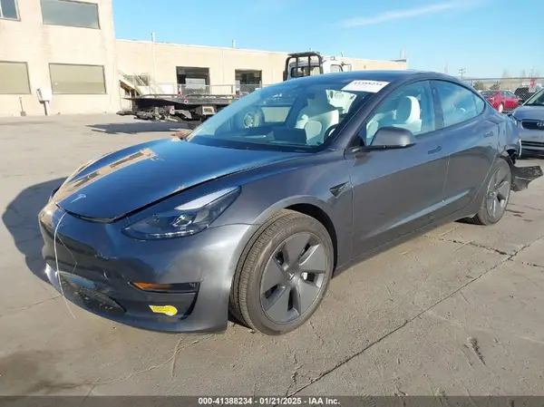 5YJ3E1EB4NF293635 2022 TESLA MODEL 3 - Image 2