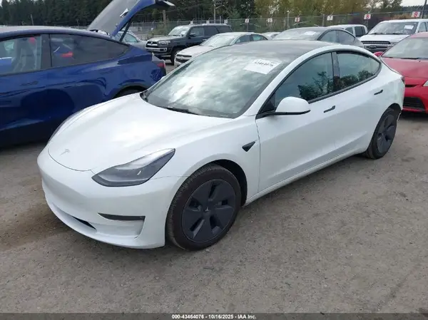 5YJ3E1EB4NF306271 2022 TESLA MODEL 3 - Image 2
