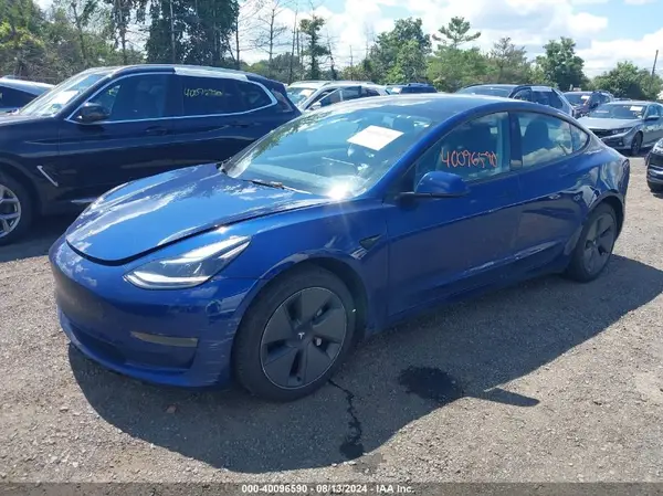 5YJ3E1EB5NF104331 2022 TESLA MODEL 3 - Image 2