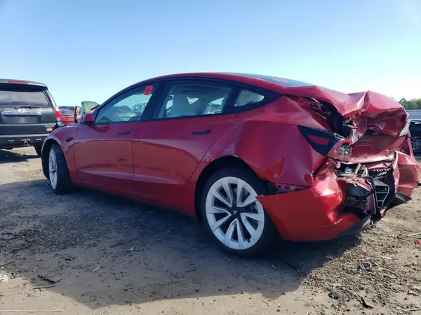 5YJ3E1EB5NF128001 2022 TESLA MODEL 3 - Image 2