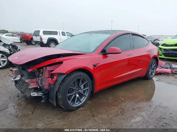 5YJ3E1EB5NF152072 2022 TESLA MODEL 3 - Image 2
