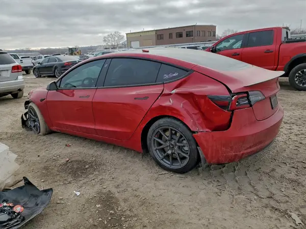 5YJ3E1EB5NF152413 2022 TESLA MODEL 3 - Image 2