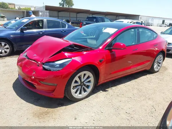 5YJ3E1EB5NF197769 2022 TESLA MODEL 3 - Image 2