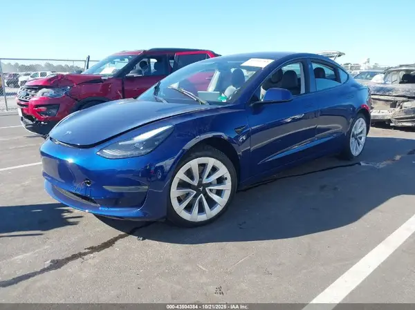 5YJ3E1EB5NF198582 2022 TESLA MODEL 3 - Image 2
