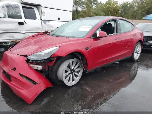 5YJ3E1EB5NF208754 2022 TESLA MODEL 3 - Image 2