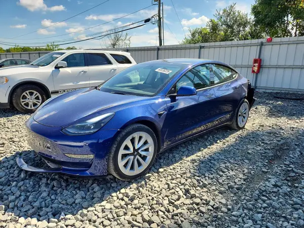 5YJ3E1EB5NF209113 2022 TESLA MODEL 3 - Image 1
