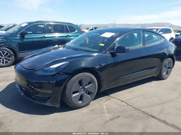5YJ3E1EB5NF271319 2022 TESLA MODEL 3 - Image 2