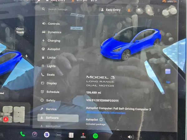 5YJ3E1EB6MF030111 2021 TESLA MODEL 3 - Image 8