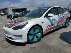 5YJ3E1EB6MF925095 2021 TESLA MODEL 3