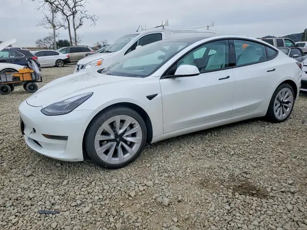 5YJ3E1EB6MF999617 2021 TESLA MODEL 3 - Image 1