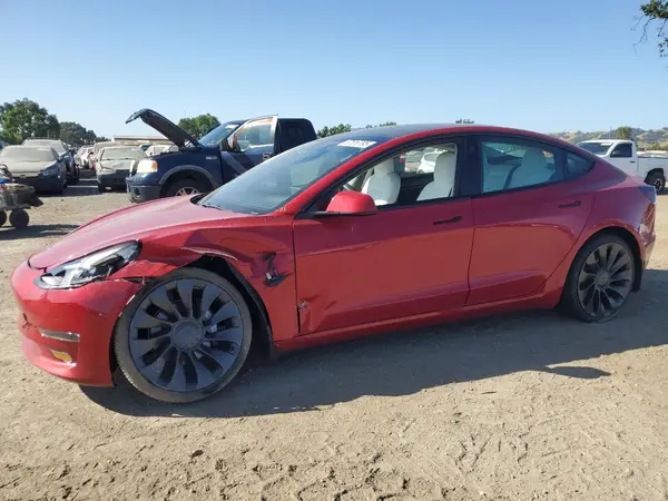 5YJ3E1EB6NF123888 2022 TESLA MODEL 3 - Image 1