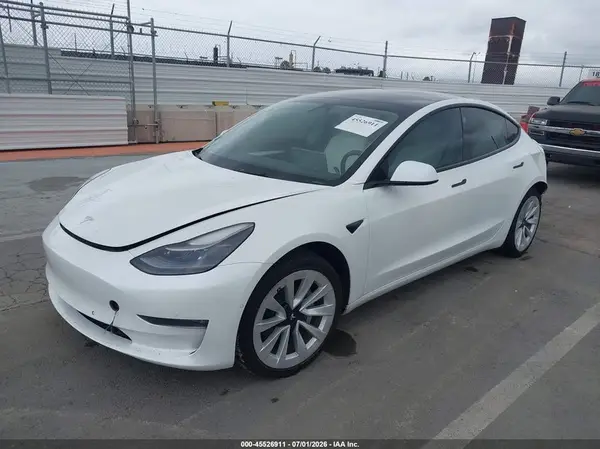 5YJ3E1EB6NF144479 2022 TESLA MODEL 3 - Image 2