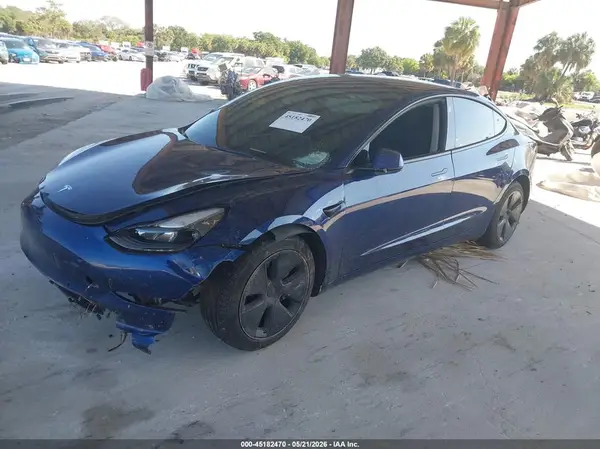 5YJ3E1EB6NF181158 2022 TESLA MODEL 3 - Image 2