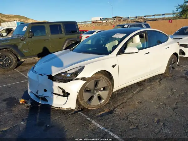 5YJ3E1EB6NF267375 2022 TESLA MODEL 3 - Image 2