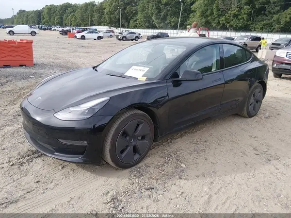 5YJ3E1EB6NF311486 2022 TESLA MODEL 3 - Image 2