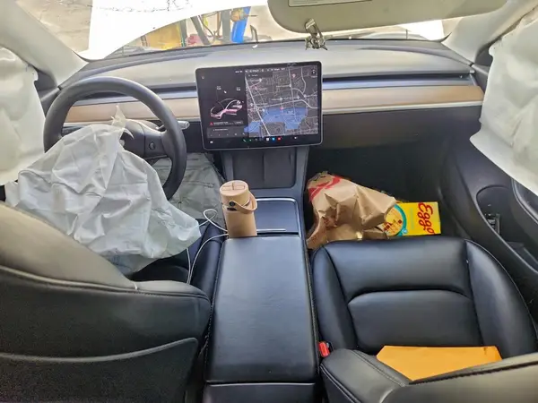 5YJ3E1EB7MF879731 2021 TESLA MODEL 3 - Image 8