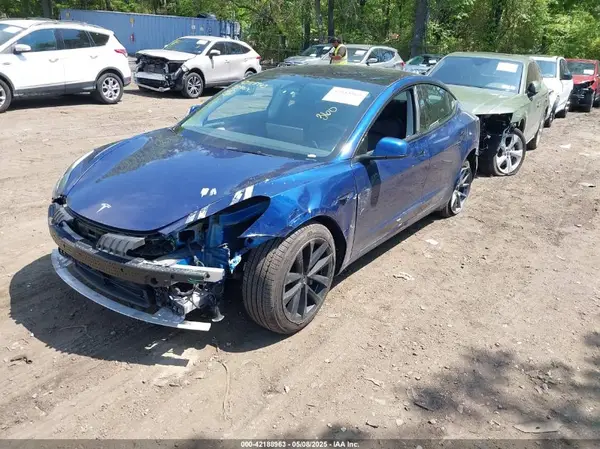 5YJ3E1EB7NF180049 2022 TESLA MODEL 3 - Image 2