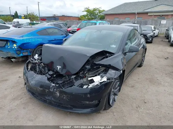 5YJ3E1EB7NF207315 2022 TESLA MODEL 3 - Image 2