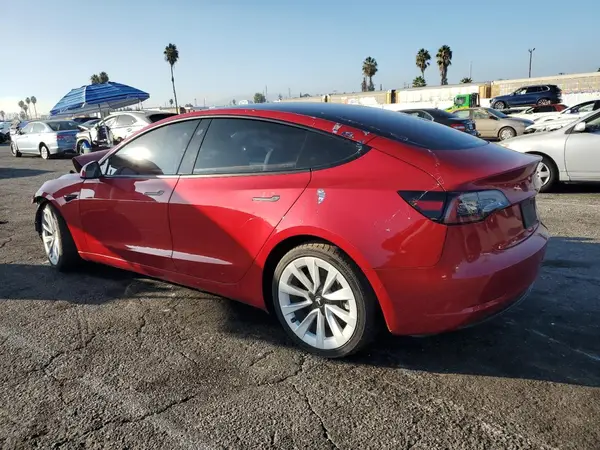 5YJ3E1EB7NF296934 2022 TESLA MODEL 3 - Image 2