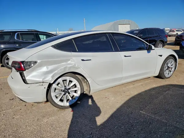 2021 TESLA MODEL 3 COPART lot 95188535 auction photo 3