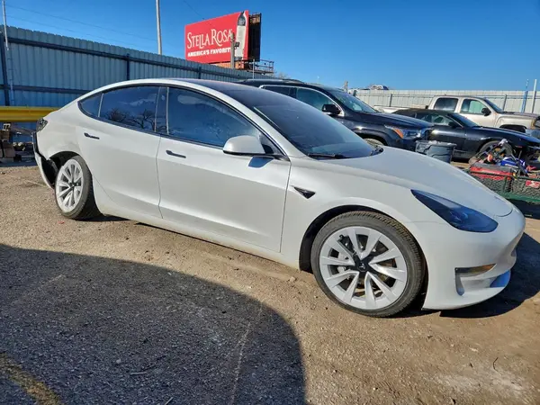 2021 TESLA MODEL 3 COPART lot 95188535 auction photo 4