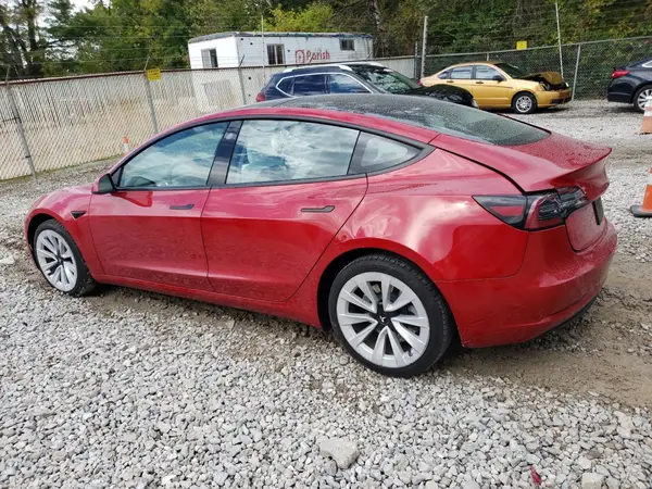5YJ3E1EB8NF111127 2022 TESLA MODEL 3 - Image 2