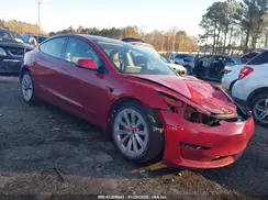 5YJ3E1EB8NF123391 2022 TESLA MODEL 3