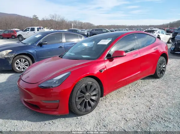 5YJ3E1EB8NF192419 2022 TESLA MODEL 3 - Image 2