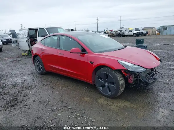 5YJ3E1EB8NF206822 2022 TESLA MODEL 3 - Image 1