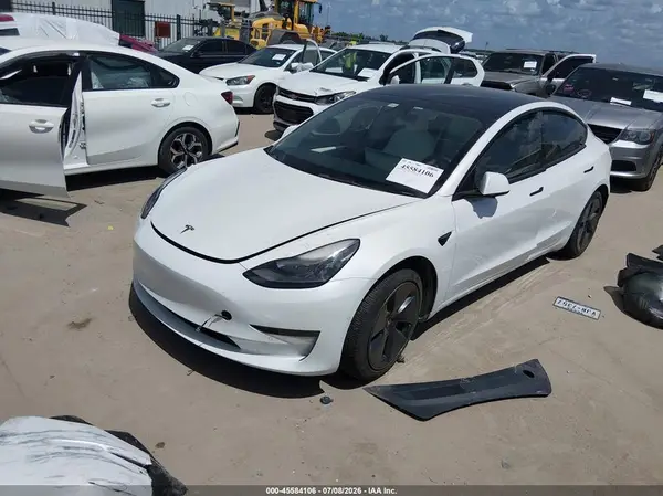 5YJ3E1EB9NF103750 2022 TESLA MODEL 3 - Image 2