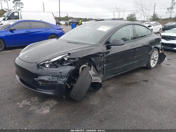 5YJ3E1EB9NF186967 2022 TESLA MODEL 3 - Image 2