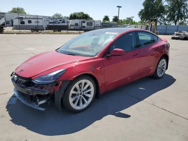 5YJ3E1EB9NF195412 2022 TESLA MODEL 3 - Image 1
