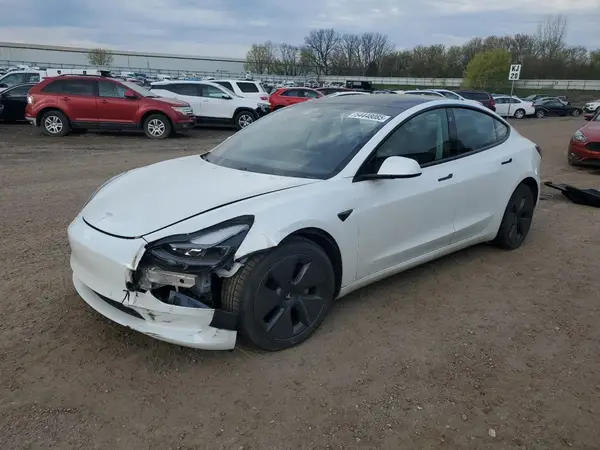 5YJ3E1EBXMF032993 2021 TESLA MODEL 3 - Image 1