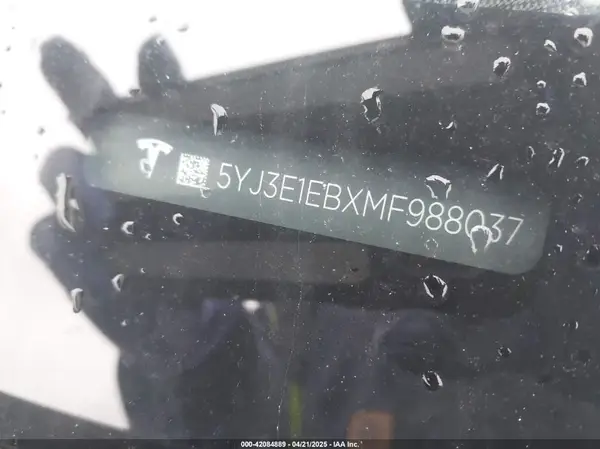 5YJ3E1EBXMF988037 2021 TESLA MODEL 3 - Image 8