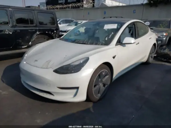 5YJ3E1EBXNF204778 2022 TESLA MODEL 3 - Image 2