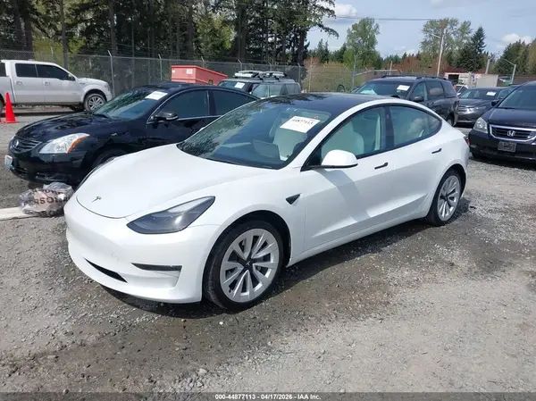 5YJ3E1EBXNF253821 2022 TESLA MODEL 3 - Image 2