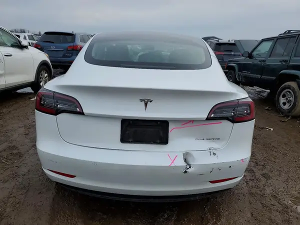 2022 TESLA MODEL 3 COPART lot 72194045 auction photo 6
