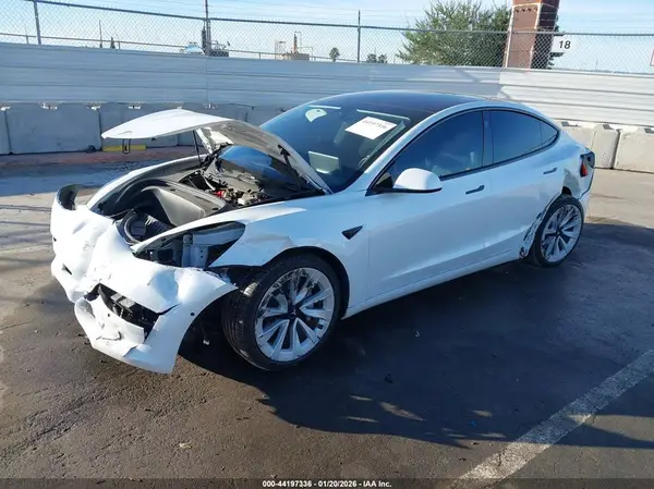 5YJ3E1EBXNF315833 2022 TESLA MODEL 3 - Image 2