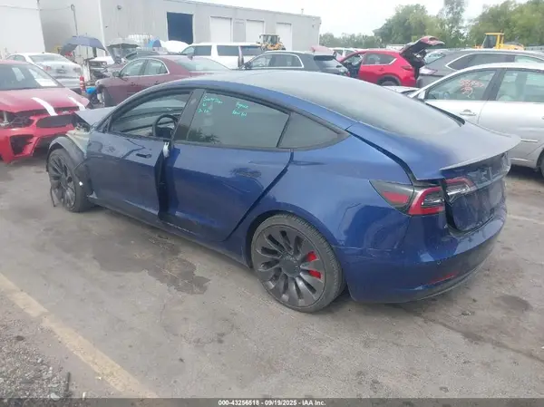 2021 TESLA MODEL 3 IAAI lot 43256518 auction photo 3